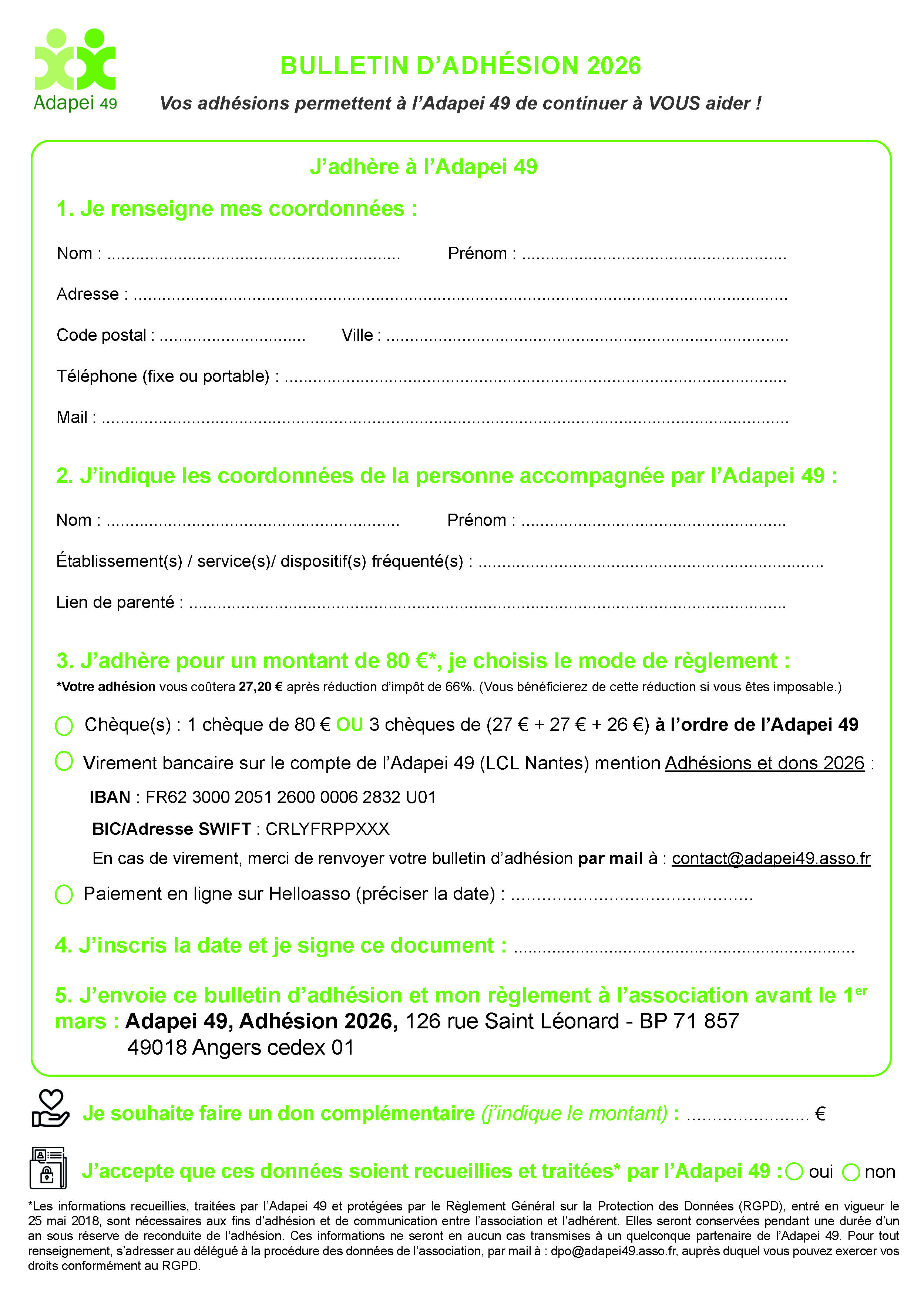 J'adhère à l'Adapei 49